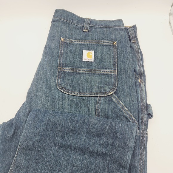 Carhartt Holter Dungaree –‎ Men's Relaxed Fit Canvas Work Pants – 40W x 34L - Picture 3 of 7